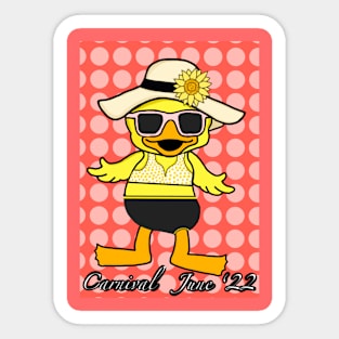 Carnival duck Sticker